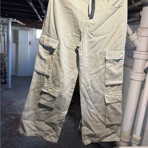 Unbranded Cargo Pants in Light Khaki